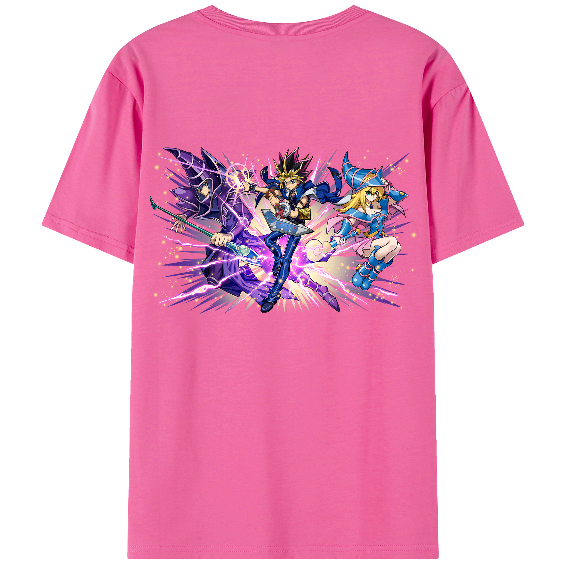 遊☆戯☆王 Yu-Gi-Oh! レディース半袖Tシャツ(バックプリント)